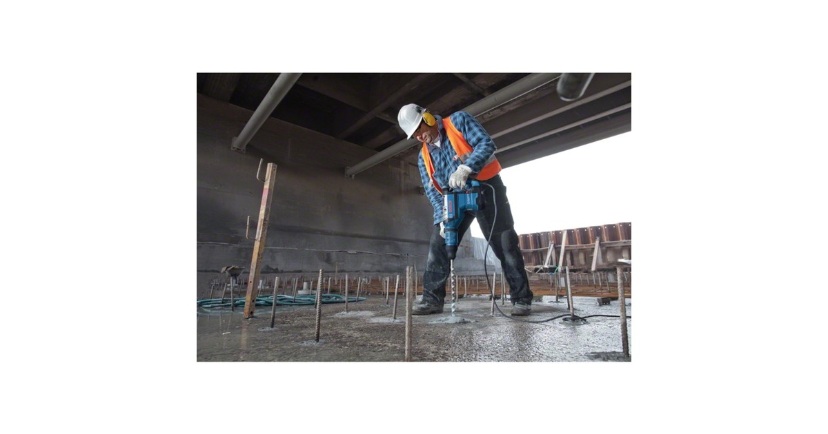 Bosch Bohrhammer GBH 8-45 DV Professional(blau, 1.500 Watt, Koffer)