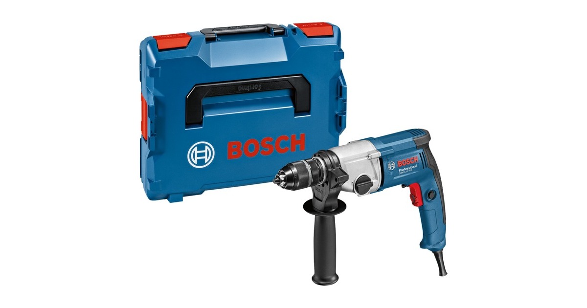 Bosch Bohrmaschine GBM 13-2 RE Professional(blau, 750 Watt, L-BOXX)
