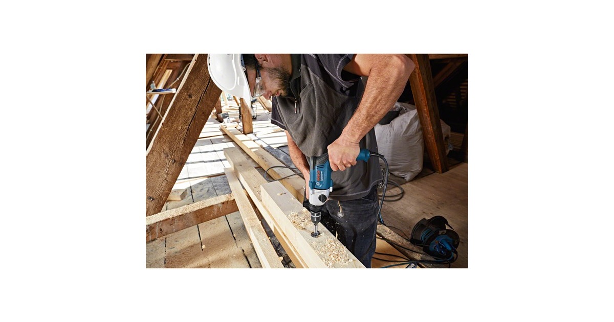 Bosch Bohrmaschine GBM 13-2 RE Professional(blau, 750 Watt, L-BOXX)