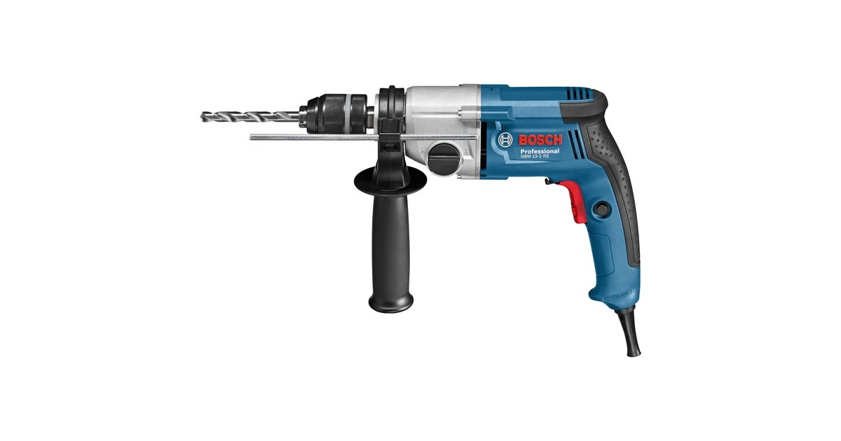 Bosch Bohrmaschine GBM 13-2 RE Professional(blau/schwarz, 750 Watt)