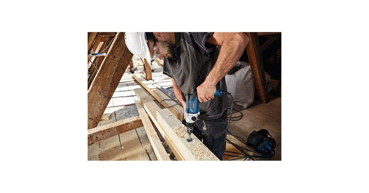 Bosch Bohrmaschine GBM 13-2 RE Professional(blau/schwarz, 750 Watt)