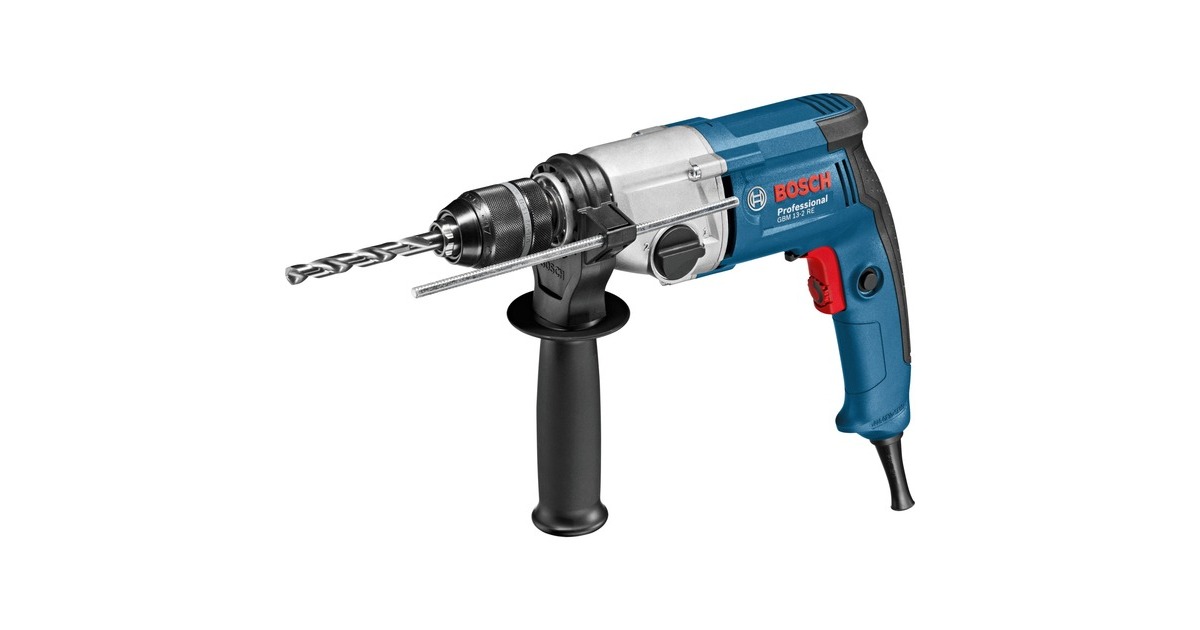 Bosch Bohrmaschine GBM 13-2 RE Professional(blau, 750 Watt)