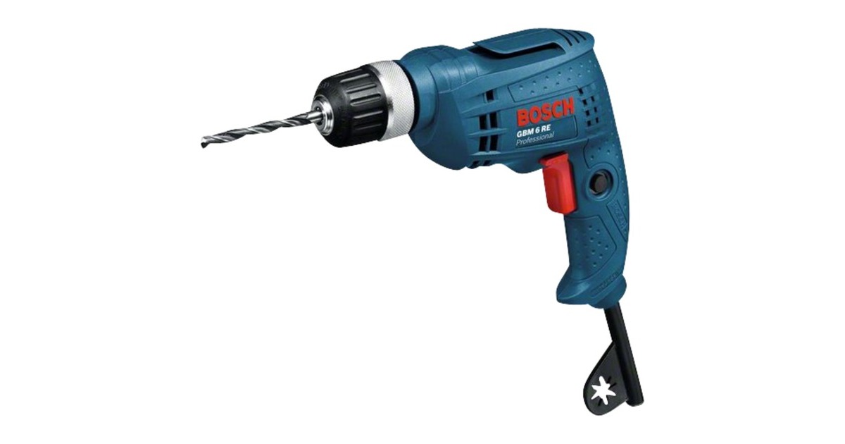 Bosch Bohrmaschine GBM 6 RE Professional(blau, 350 Watt)