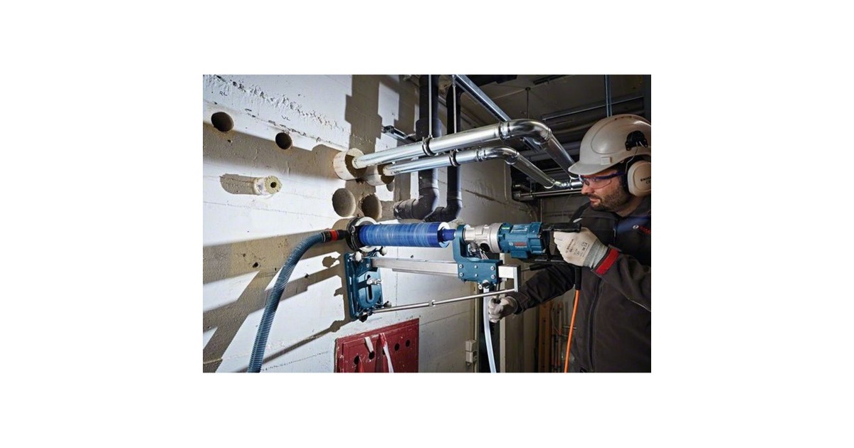 Bosch Bohrständer GCR 180 Professional, Halterung(blau, für Diamantbohrmaschine GDB 180 WE)