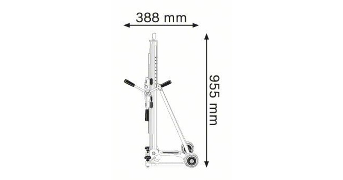 Bosch Bohrständer GCR 350 Professional, Halterung(blau)