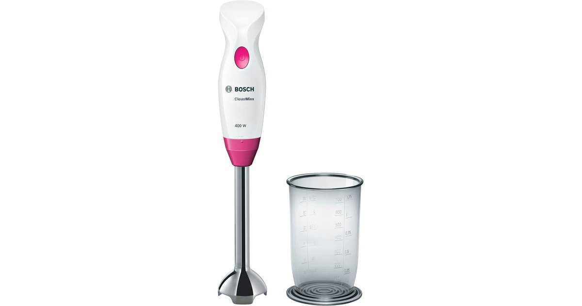 Bosch CleverMixx Fun MSM2410PW, Stabmixer(weiß/pink)