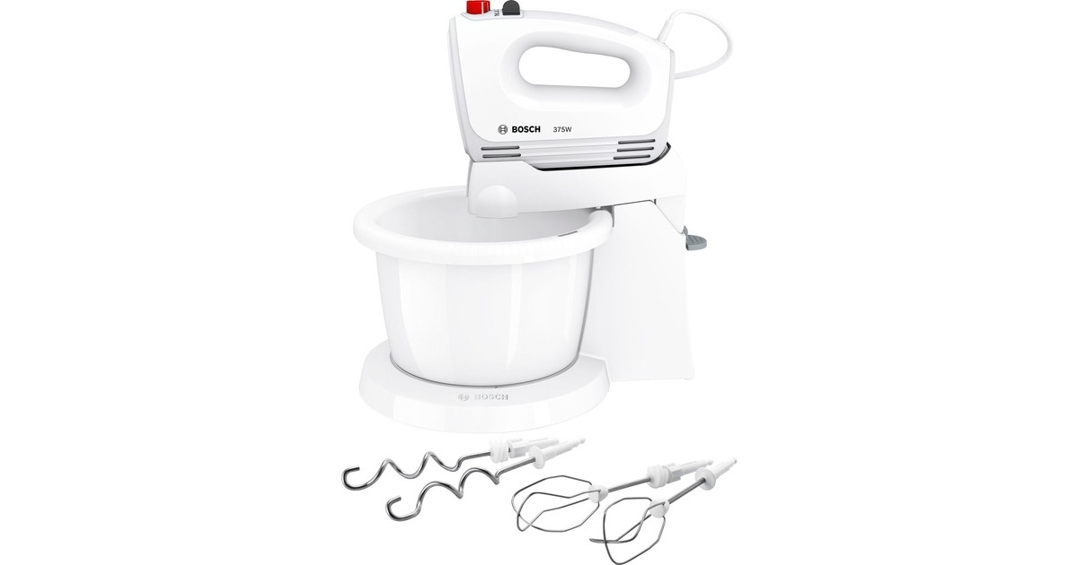 Bosch CleverMixx MFQ 2600W, Handmixer(weiß/rot)