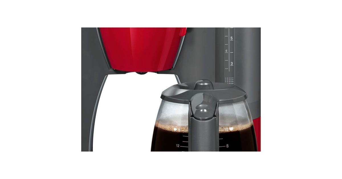 Bosch ComfortLine TKA6A044, Filtermaschine(rot/grau)