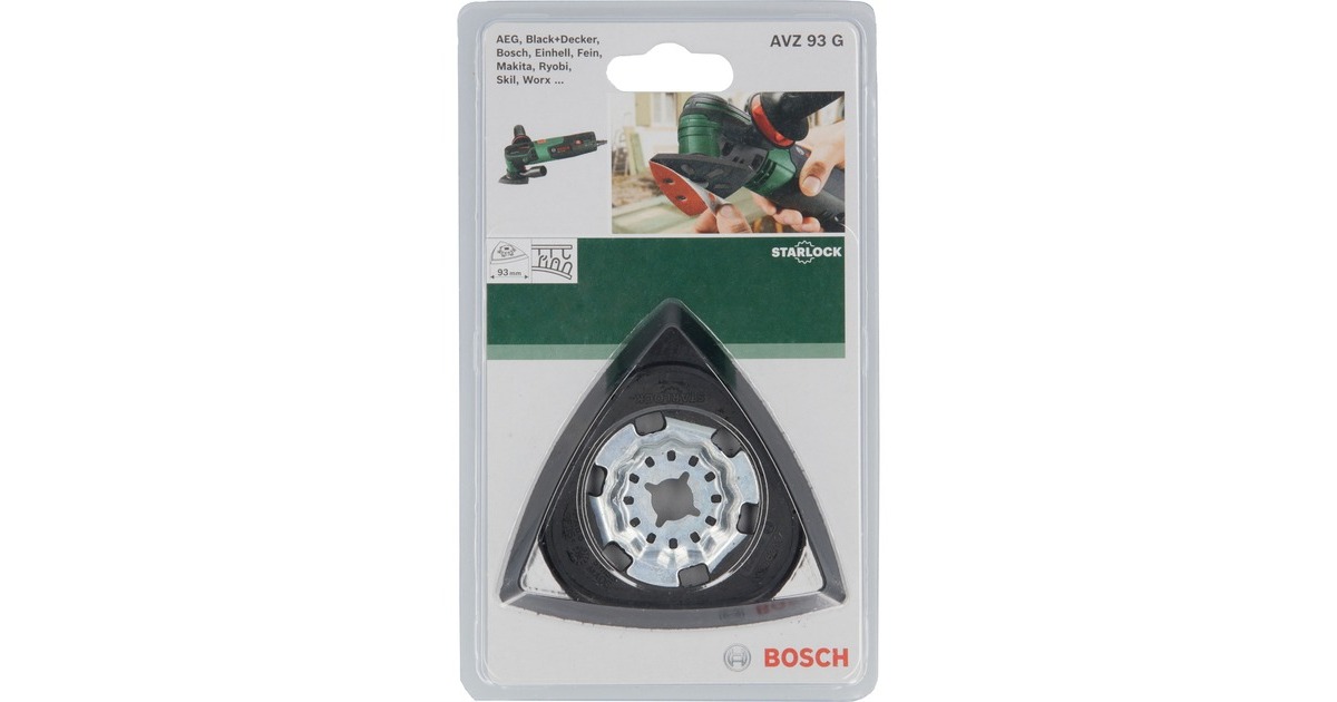 Bosch DIY Deltaschleifplatte AVZ 93 G, Schleifteller