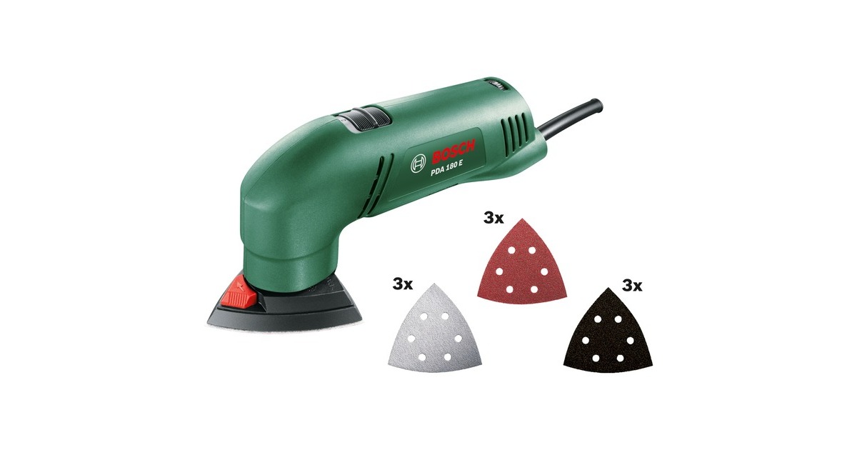 Bosch Deltaschleifer PDA 180 E(grün, 180 Watt, Outlet) Bosch Deltaschleifer PDA 180 E(grün, 180 Watt, Outlet)