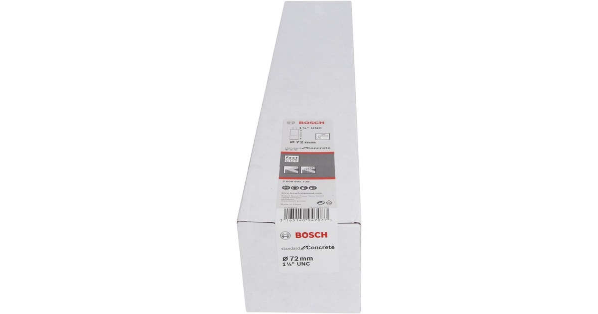 Bosch Diamant-Nassbohrkrone Standard for Concrete, Ø 72mm, Bohrer(1.1/4