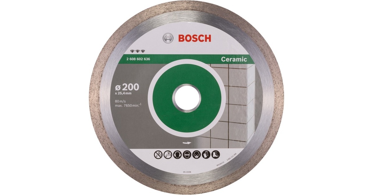 Bosch Diamanttrennscheibe Best for Ceramic, Ø 200mm(Bohrung 25,4mm)