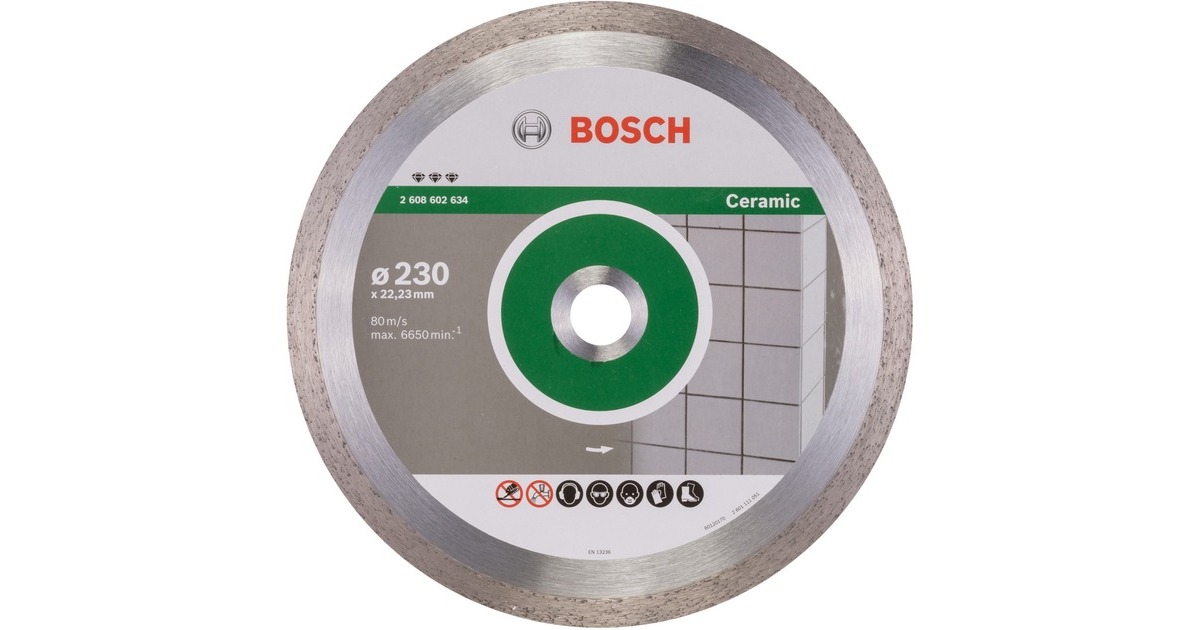 Bosch Diamanttrennscheibe Best for Ceramic, Ø 230mm(Bohrung 22,23mm)
