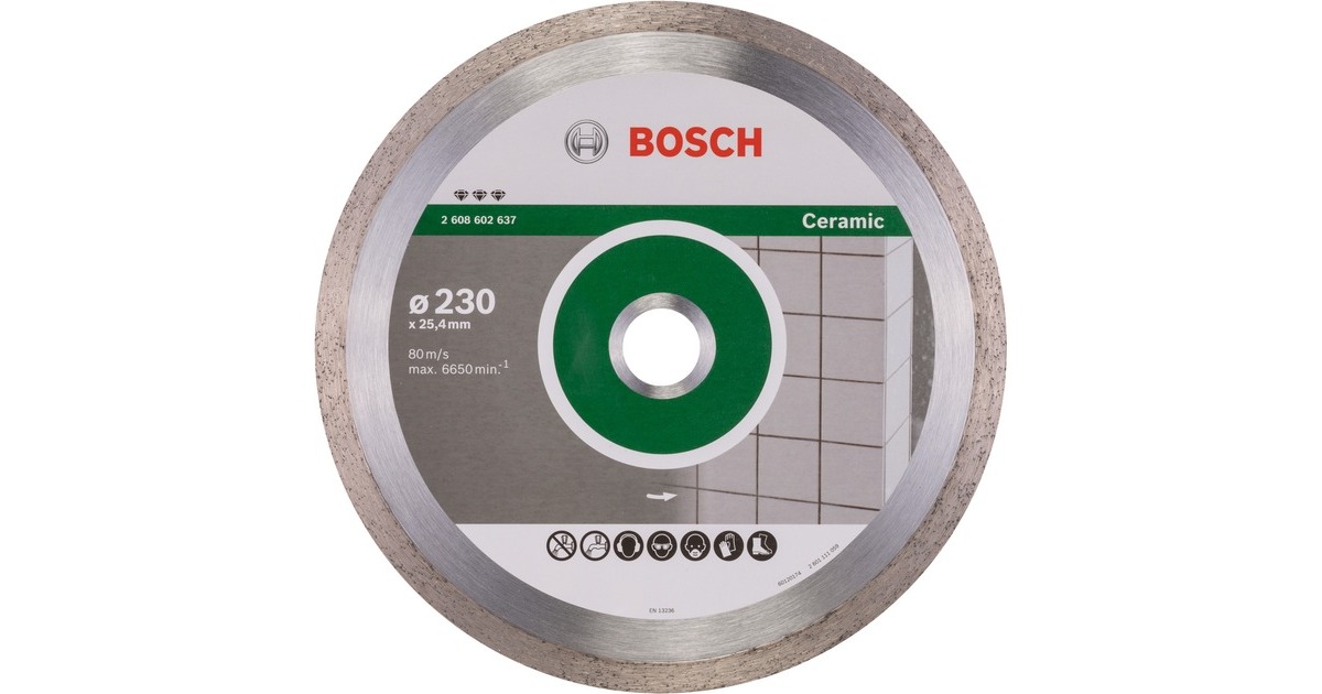 Bosch Diamanttrennscheibe Best for Ceramic, Ø 230mm(Bohrung 25,4mm)