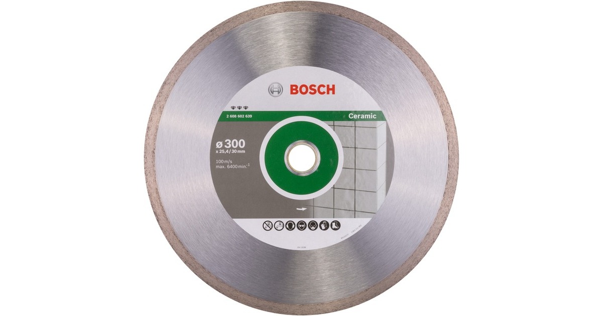Bosch Diamanttrennscheibe Best for Ceramic, Ø 300mm(Bohrung 30mm / 25,4mm)