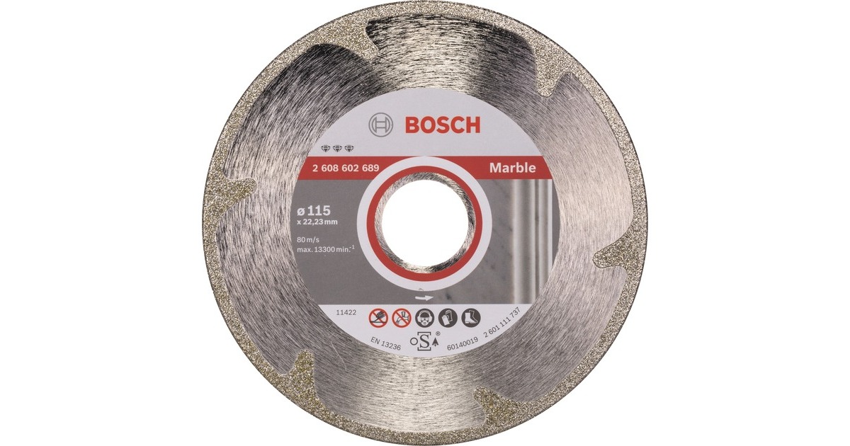 Bosch Diamanttrennscheibe Best for Marble, Ø 115mm(Bohrung 22,23mm)