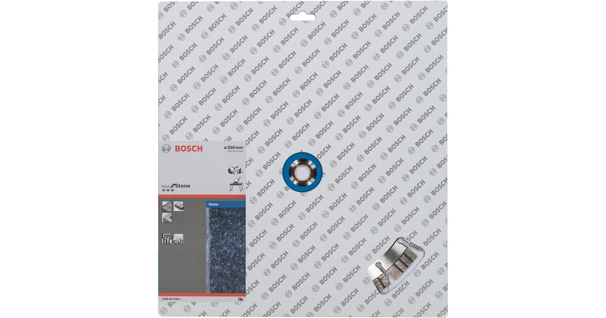 Bosch Diamanttrennscheibe Best for Stone, Ø 350mm(Bohrung 20 / 25,4mm)