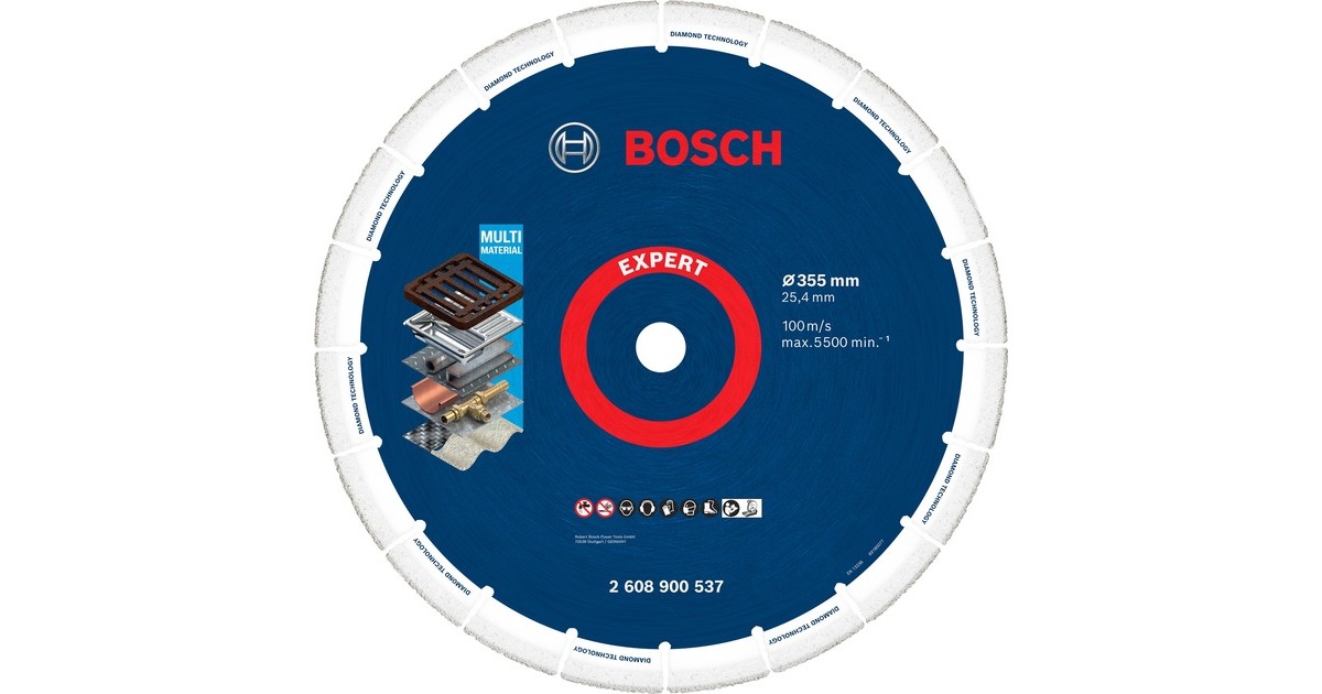 Bosch Diamanttrennscheibe EXPERT Diamond Metal Wheel, Ø 355mm(Bohrung 25,4mm)