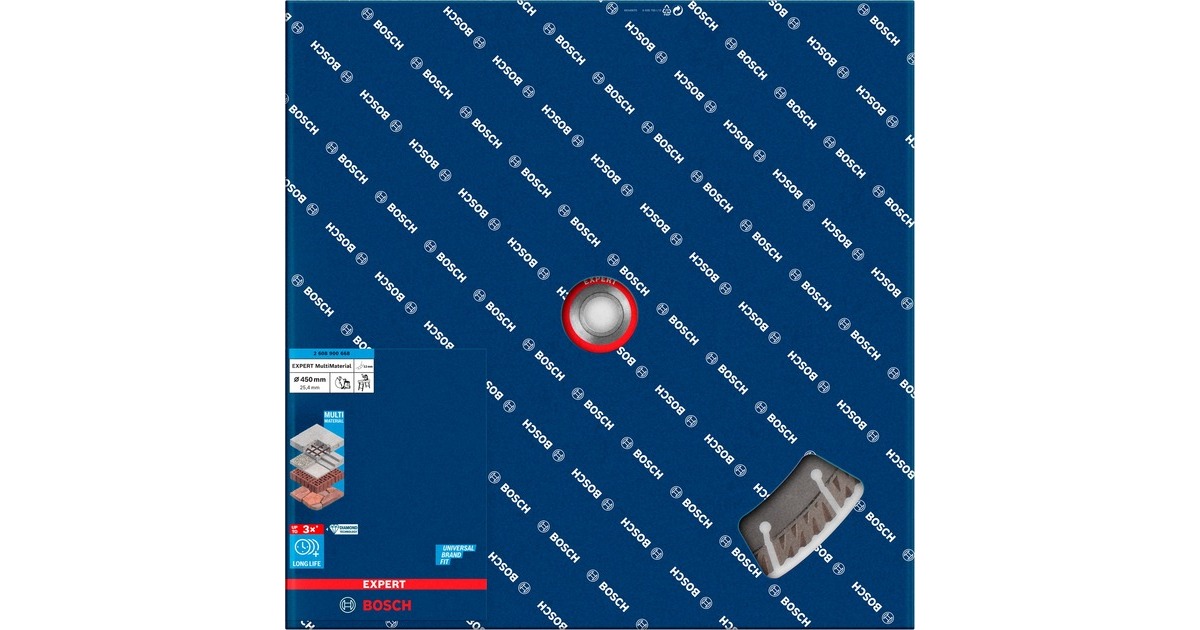 Bosch Diamanttrennscheibe Expert MultiMaterial, Ø 450mm(Bohrung 25,4mm)