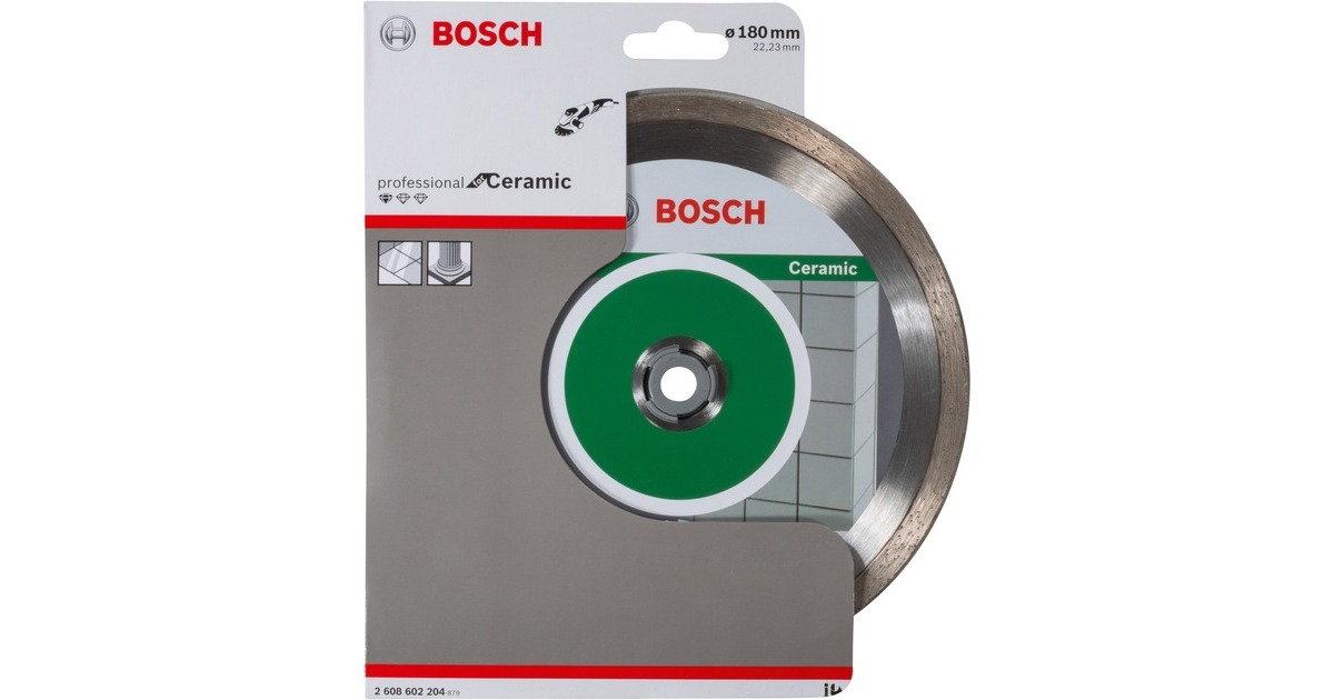 Bosch Diamanttrennscheibe Standard for Ceramic, Ø 180mm(Bohrung 22,23mm)