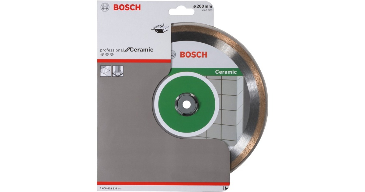 Bosch Diamanttrennscheibe Standard for Ceramic, Ø 200mm(Bohrung 25,4mm)