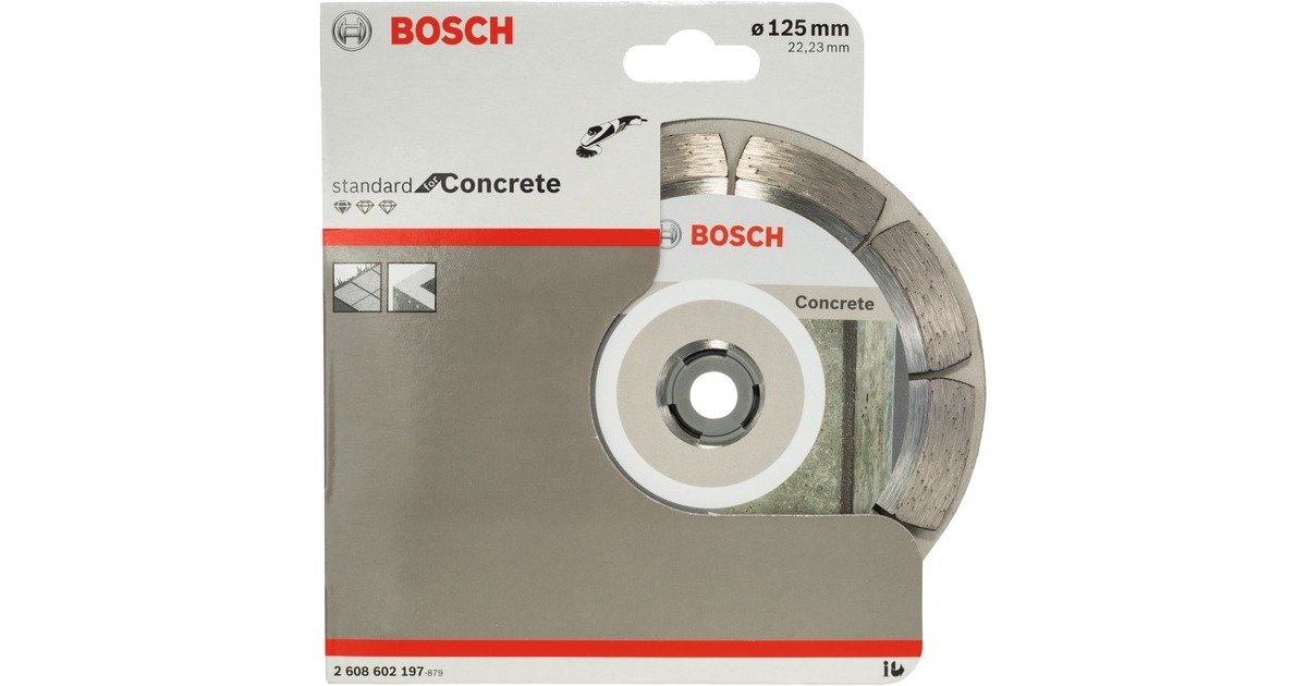 Bosch Diamanttrennscheibe Standard for Concrete, Ø 125mm(Bohrung 22,23mm)