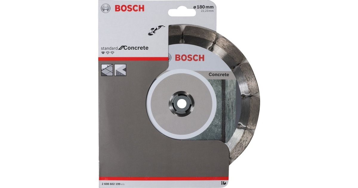 Bosch Diamanttrennscheibe Standard for Concrete, Ø 180mm(Bohrung 22,23mm)