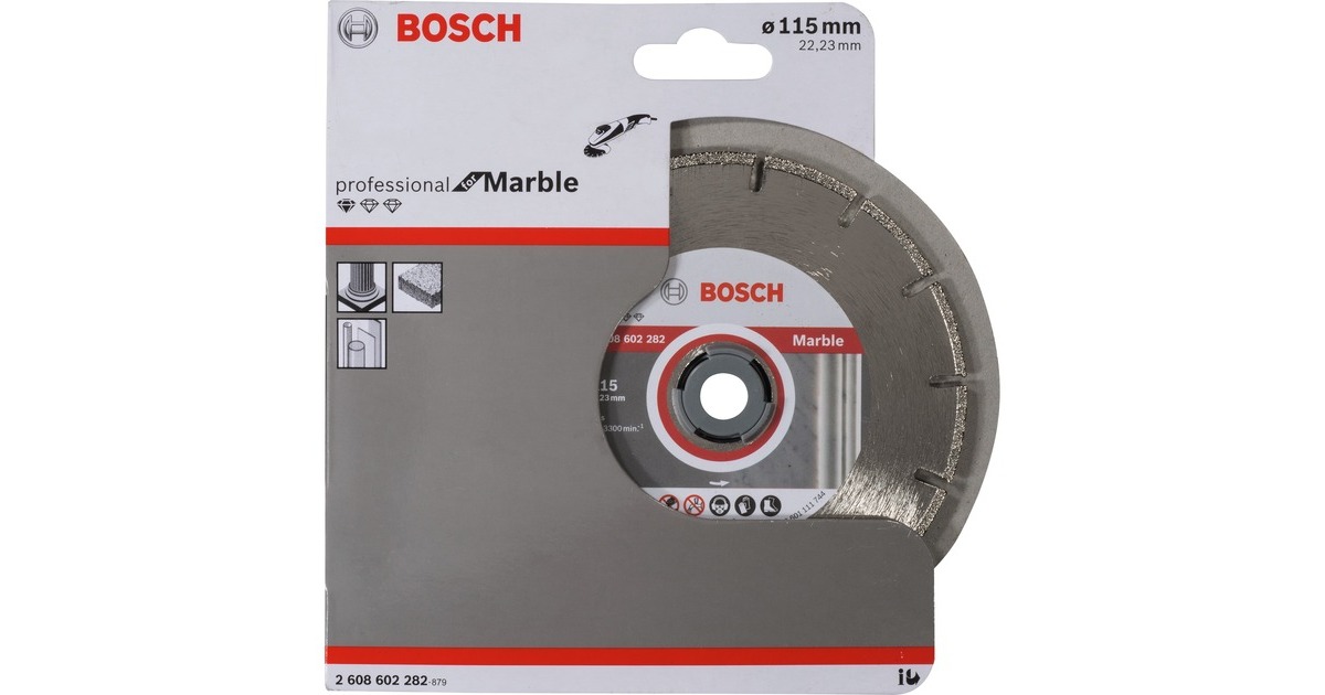 Bosch Diamanttrennscheibe Standard for Marble, Ø 115mm(Bohrung 22,23mm)