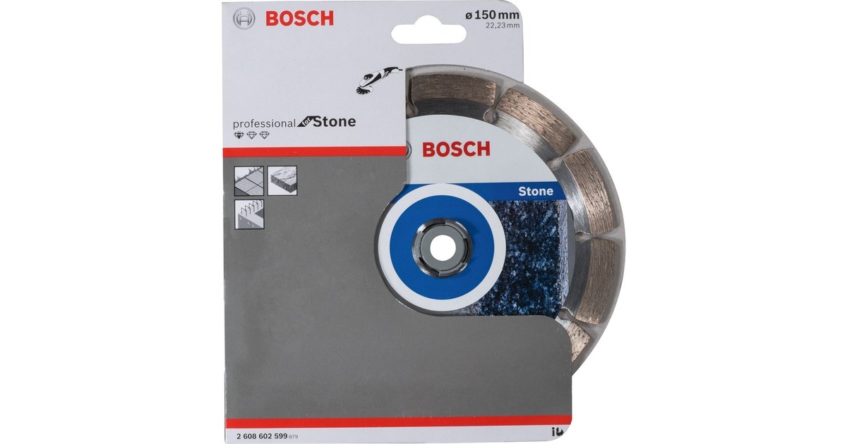 Bosch Diamanttrennscheibe Standard for Stone, Ø 150mm(Bohrung 22,23mm)