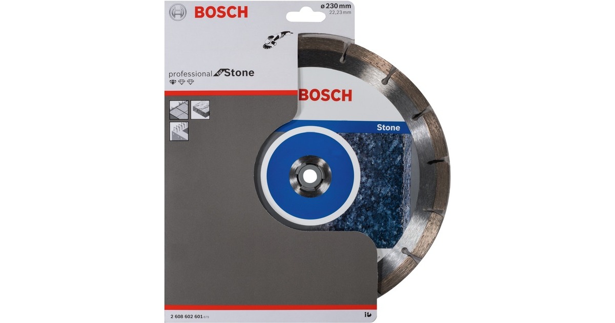 Bosch Diamanttrennscheibe Standard for Stone, Ø 230mm(Bohrung 22,23mm)