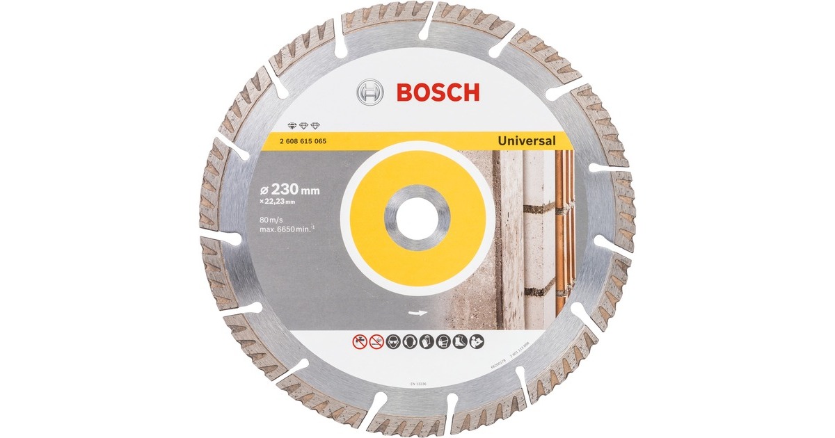 Bosch Diamanttrennscheibe Standard for Universal, Ø 230mm(Bohrung 22,23mm)