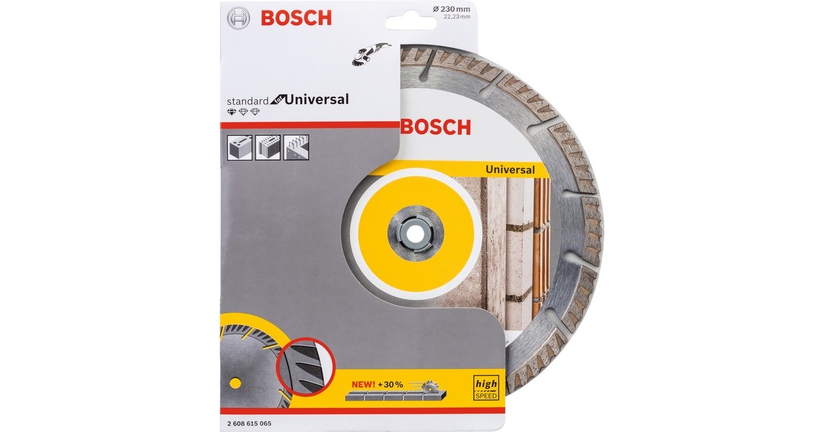 Bosch Diamanttrennscheibe Standard for Universal, Ø 230mm(Bohrung 22,23mm)