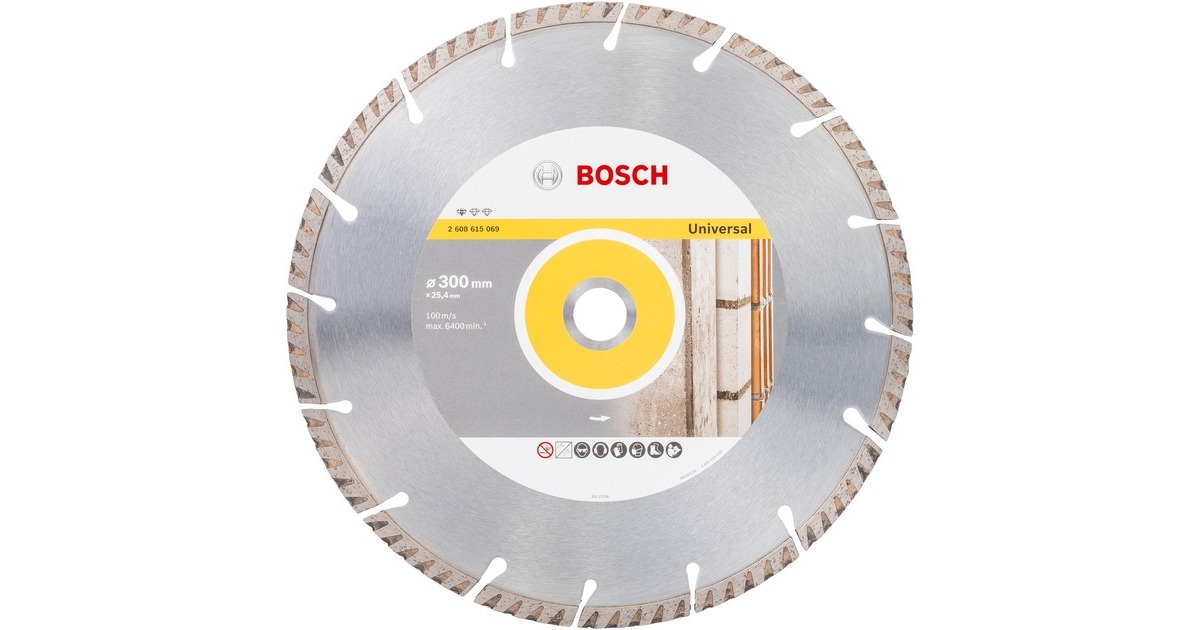 Bosch Diamanttrennscheibe Standard for Universal, Ø 300mm(Bohrung 25,4mm)