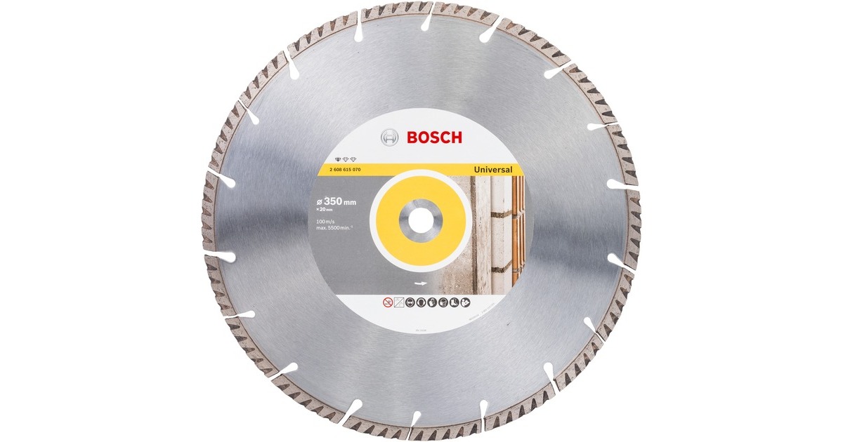 Bosch Diamanttrennscheibe Standard for Universal, Ø 350mm(Bohrung 20mm)