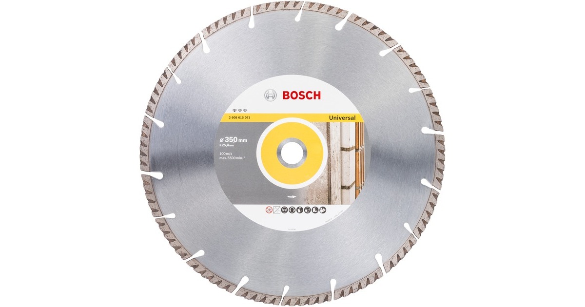 Bosch Diamanttrennscheibe Standard for Universal, Ø 350mm(Bohrung 25,4mm)