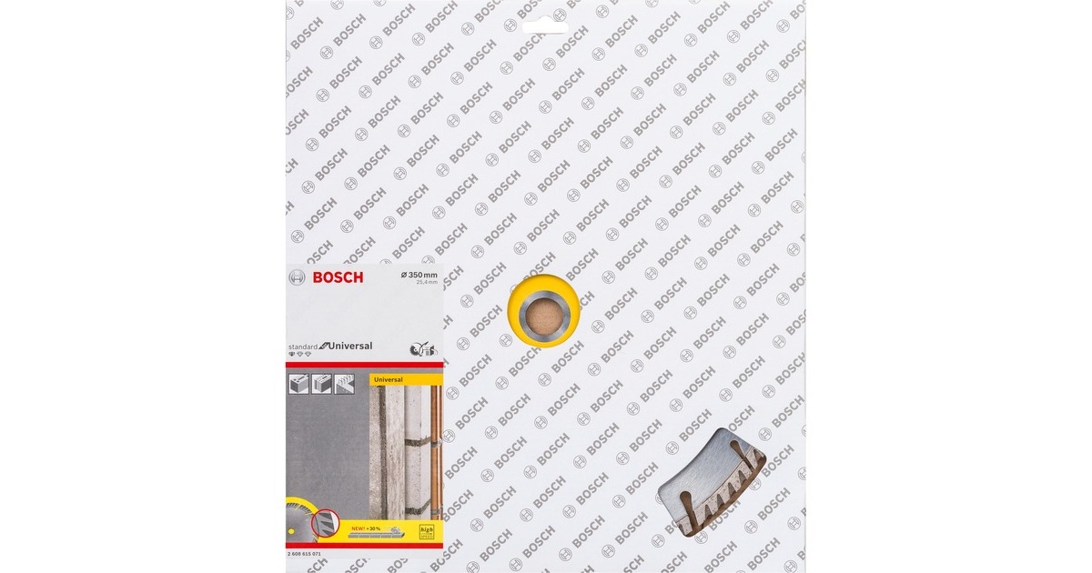Bosch Diamanttrennscheibe Standard for Universal, Ø 350mm(Bohrung 25,4mm)