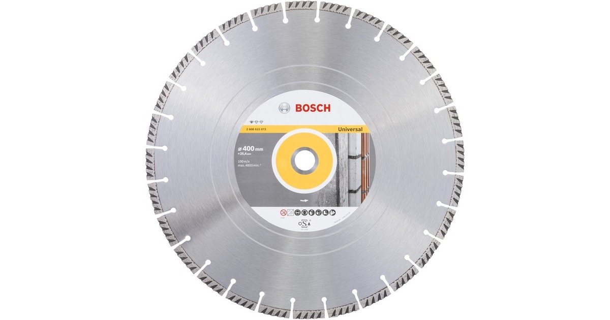 Bosch Diamanttrennscheibe Standard for Universal, Ø 400mm(Bohrung 25,4mm)
