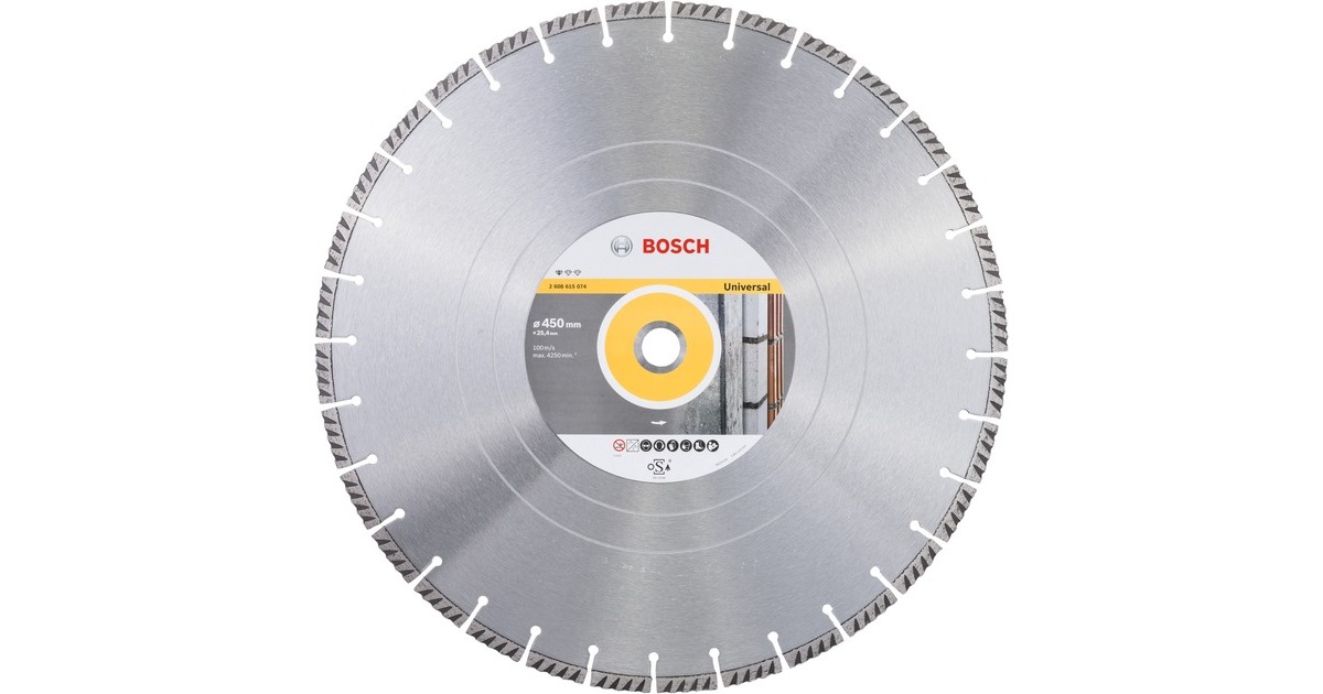 Bosch Diamanttrennscheibe Standard for Universal, Ø 450mm(Bohrung 25,4mm)