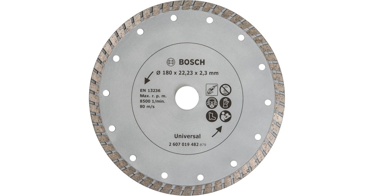 Bosch Diamanttrennscheibe Turbo, Ø 180mm(Bohrung 22,23mm)