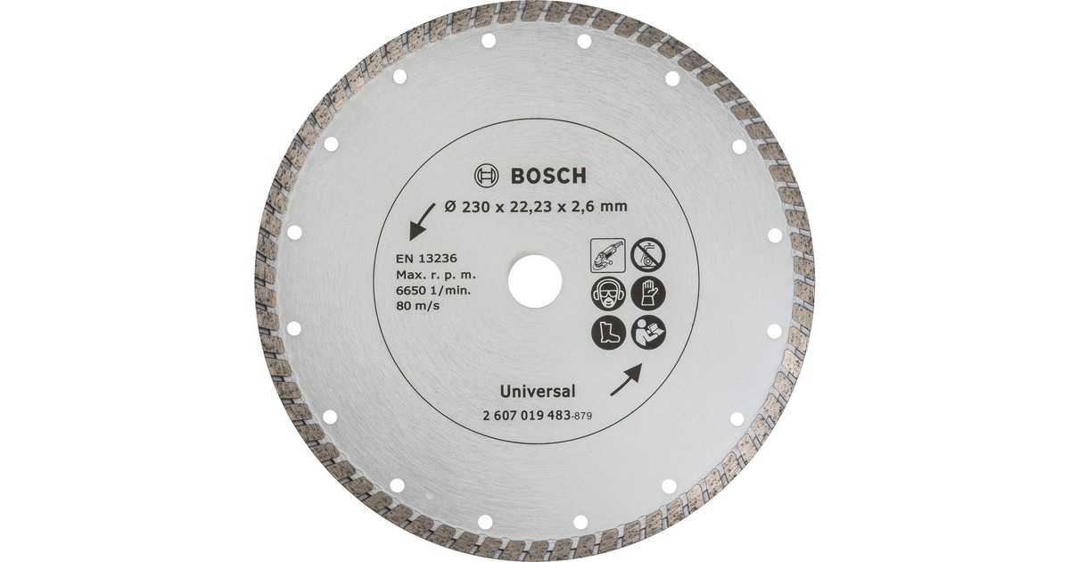 Bosch Diamanttrennscheibe Turbo, Ø 230mm(Bohrung 22,23mm)