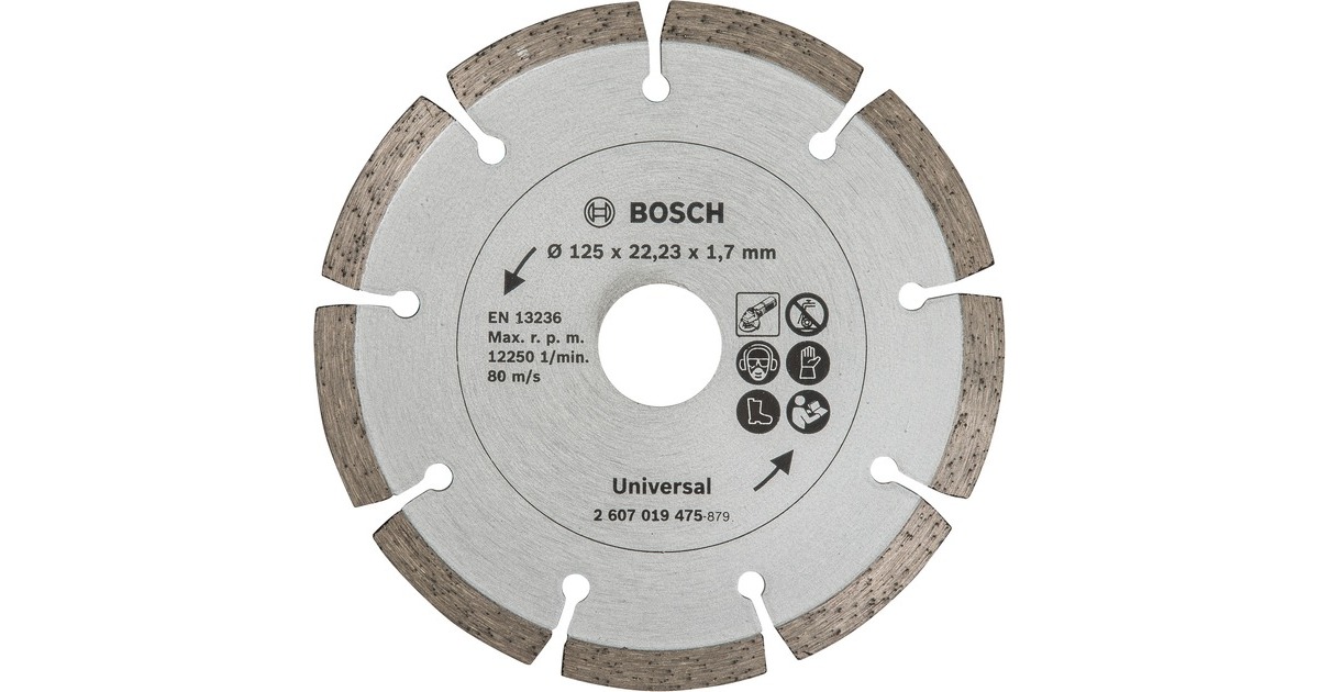 Bosch Diamanttrennscheibe Universal, Ø 125mm(Bohrung 22,23mm)
