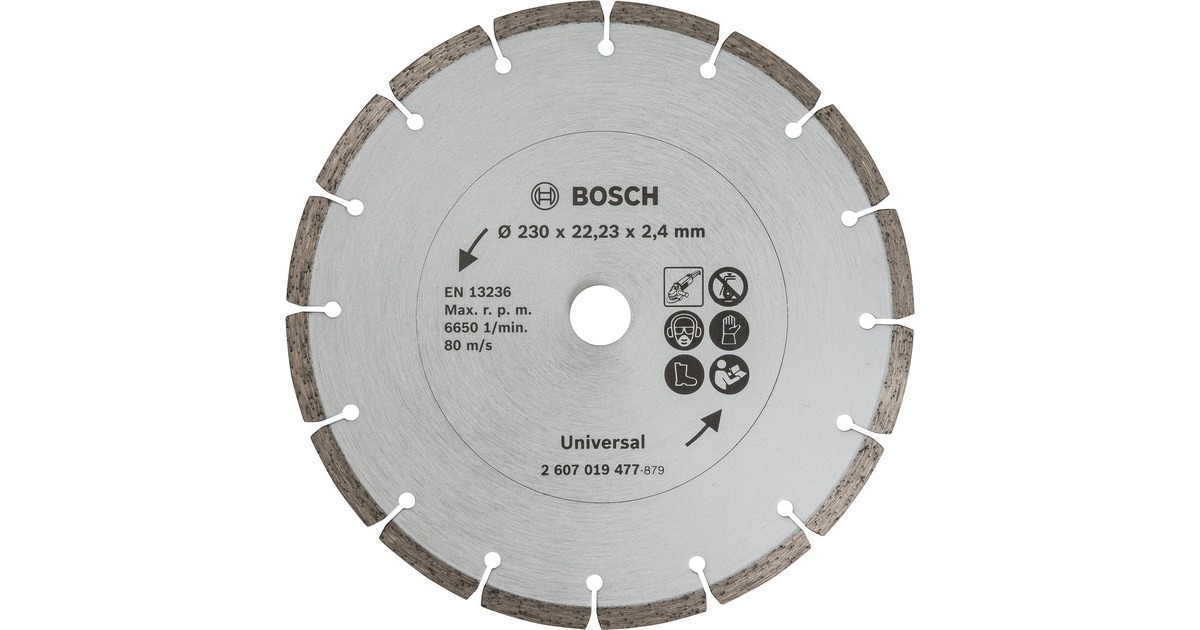 Bosch Diamanttrennscheibe Universal, Ø 230mm(Bohrung 22,23mm)