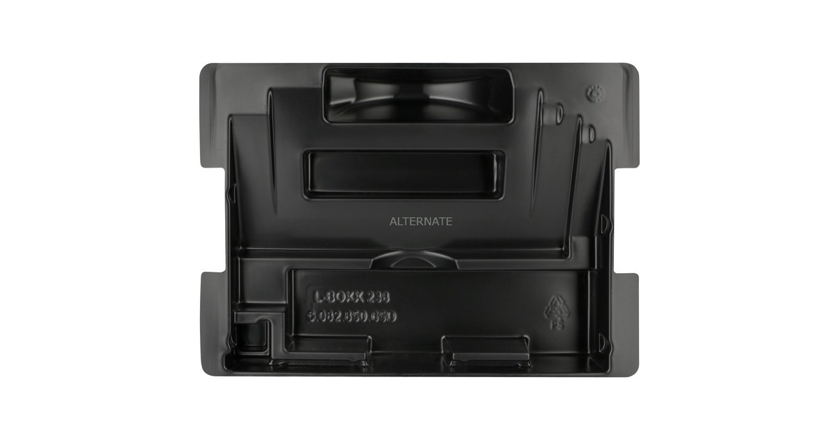 Bosch Einlage für Handkreissäge GKS 55+G / +GCE(schwarz, für L-Boxx 238)