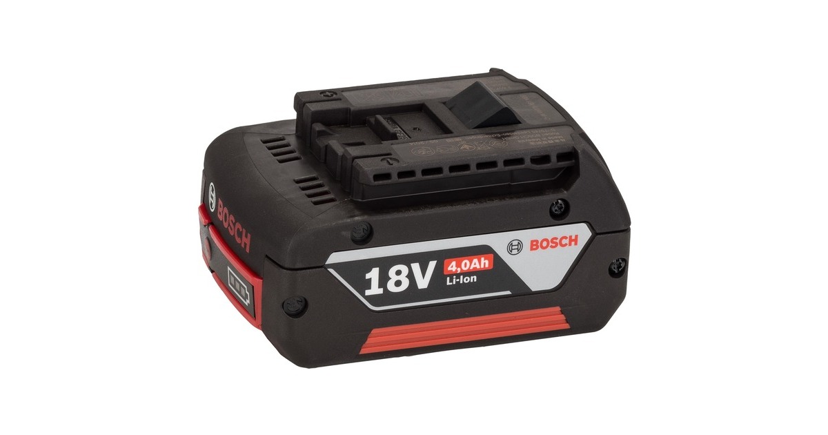 Bosch Einschub-Akkupack 18V 4 Ah Li-Ion(schwarz/rot)