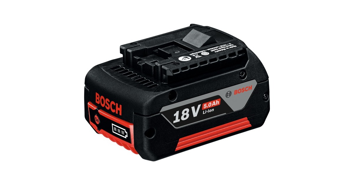 Bosch Einschub-Akkupack 18V 5 Ah Li-Ion(schwarz/rot)