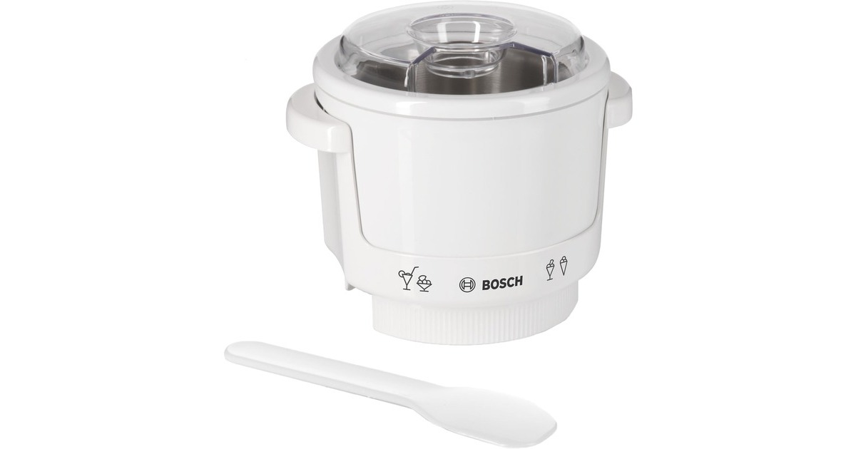Bosch Eisbereiter-Aufsatz MUZ4EB1, Eismaschine(weiß, für Küchenmaschine MUM4)