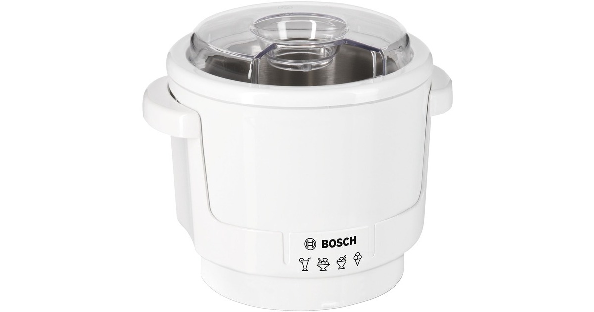 Bosch Eisbereiter-Aufsatz MUZ5EB2, Eismaschine(weiß, für Küchenmaschine MUM5)