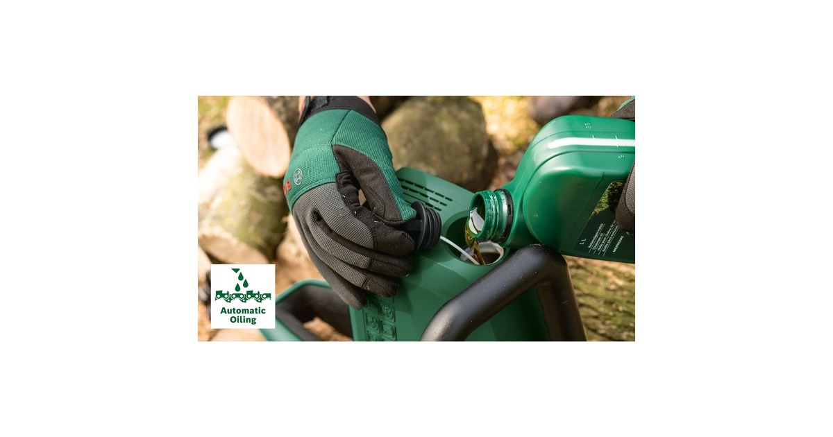 Bosch Elektro-Kettensäge UniversalChain 35, mit 2. Kette(grün/schwarz, 1.800 Watt)