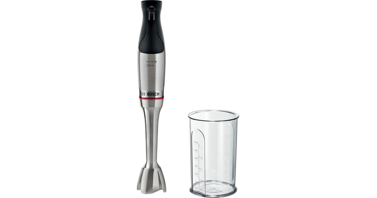 Bosch ErgoMaster MSM6M810, Stabmixer(edelstahl/schwarz)