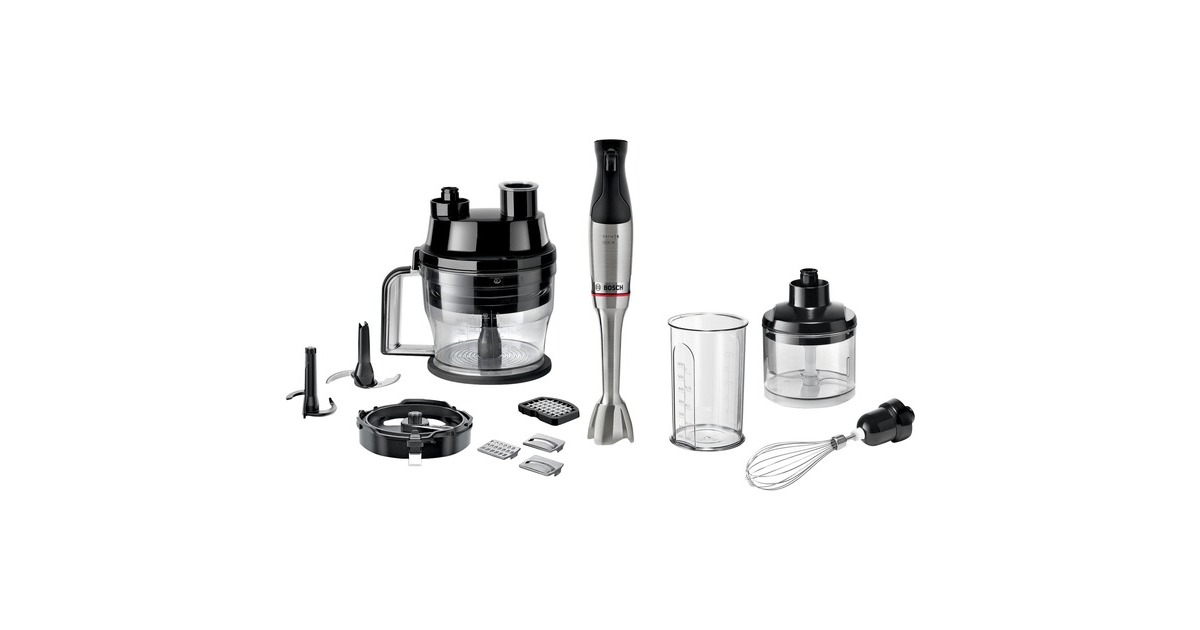 Bosch ErgoMaster MSM6M8X1, Stabmixer(edelstahl/schwarz)